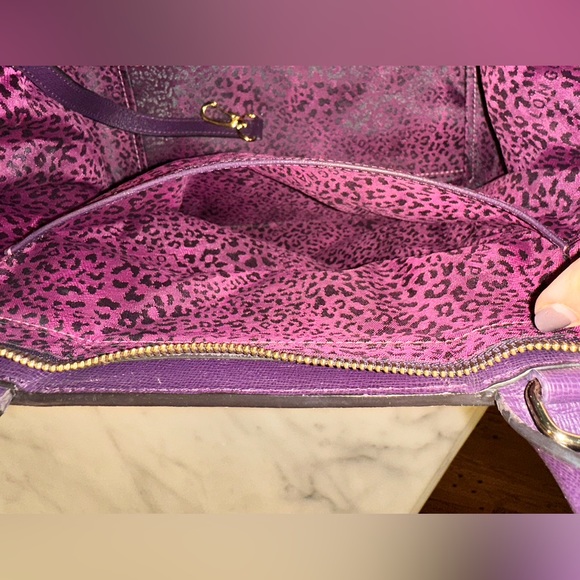 Authentic Longchamp Le Pliage Heritage Top Handle Bag in purple / maroon - Picture 12 of 12